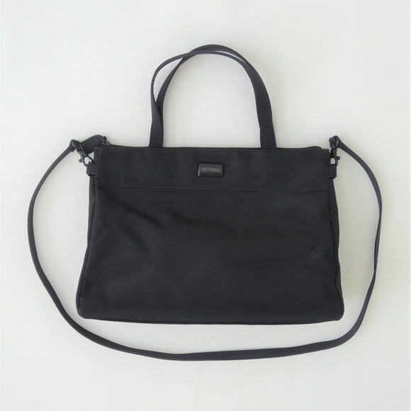 Citysac Handbags - Citysac Black Crossbody & Handle Strap Purse